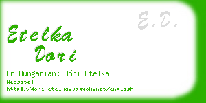 etelka dori business card